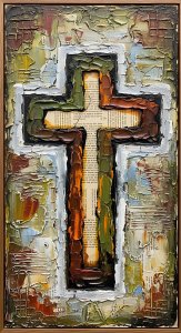 Abstract Cross Art Wallpaper HD 4K - Aesthetic Religious Background