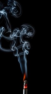 Cool Minimalist Cigarette Smoke Wallpaper 4K Dark Aesthetic
