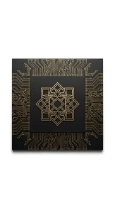 Elegant Gold Circuit Tech Aesthetic Wallpaper HD 4K for Desktop