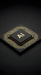 Aesthetic AI Processor Chip Wallpaper HD 4K - Cool Tech Background for Mobile