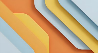 Abstract 3D Layered Geometric Wallpaper HD 4K - Cool Aesthetic Design