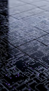 Futuristic Tech Circuit Board Wallpaper HD 4K Aesthetic Dark Mobile