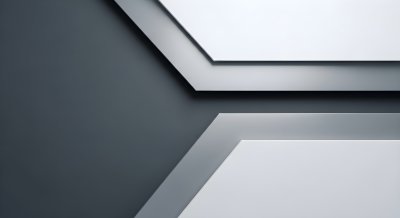 Abstract Minimalist Geometric Wallpaper HD 4K - Cool Metallic Design