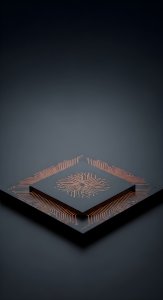 Aesthetic Dark Microchip Technology Wallpaper HD 4K for Desktop