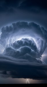 Storm Cloud Lightning Wallpaper HD 4K - Cool Aesthetic Nature Background