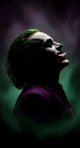Joker Wallpaper HD 4K - Dark Aesthetic Villain Portrait for Mobile