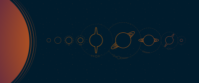 Minimalist Solar System Aesthetic Wallpaper HD 4K Space Background