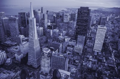 San Francisco Cityscape Aesthetic Wallpaper HD 4K - Transamerica Pyramid