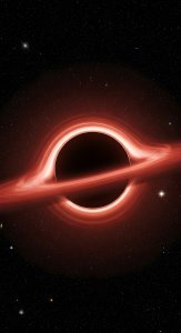Epic Red Black Hole Wallpaper HD 4K - Cool Aesthetic Space Background
