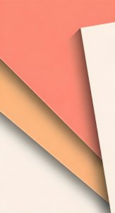 Aesthetic Minimalist Geometric Wallpaper HD 4K Peach Salmon