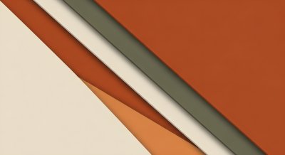 Modern Abstract Geometric Wallpaper HD 4K - Earthy Tones Aesthetic