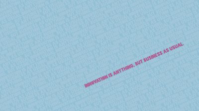 Aesthetic Innovation Quote Wallpaper HD 4K - Business Motivation