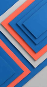 Cool Geometric Abstract Wallpaper 4K - Minimalist Material Design Aesthetic