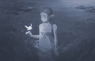 Sad Zelda Aesthetic Wallpaper HD 4K - Emotional Gaming Art Background