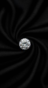 Luxury Brilliant Diamond on Black Silk Aesthetic Wallpaper HD 4K