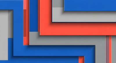 Cool Abstract Geometric Wallpaper HD 4K - Aesthetic Material Design