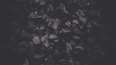 Dark Aesthetic Coal Texture Wallpaper HD 4K - Minimalist Black Background