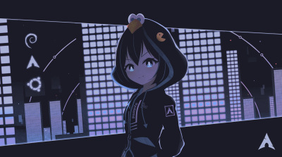 Cool Anime Arch Linux Girl Wallpaper HD 4K Aesthetic Tech Background