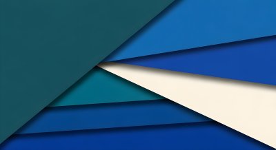 Abstract Blue Geometric Minimalist Wallpaper HD 4K Aesthetic Material Design