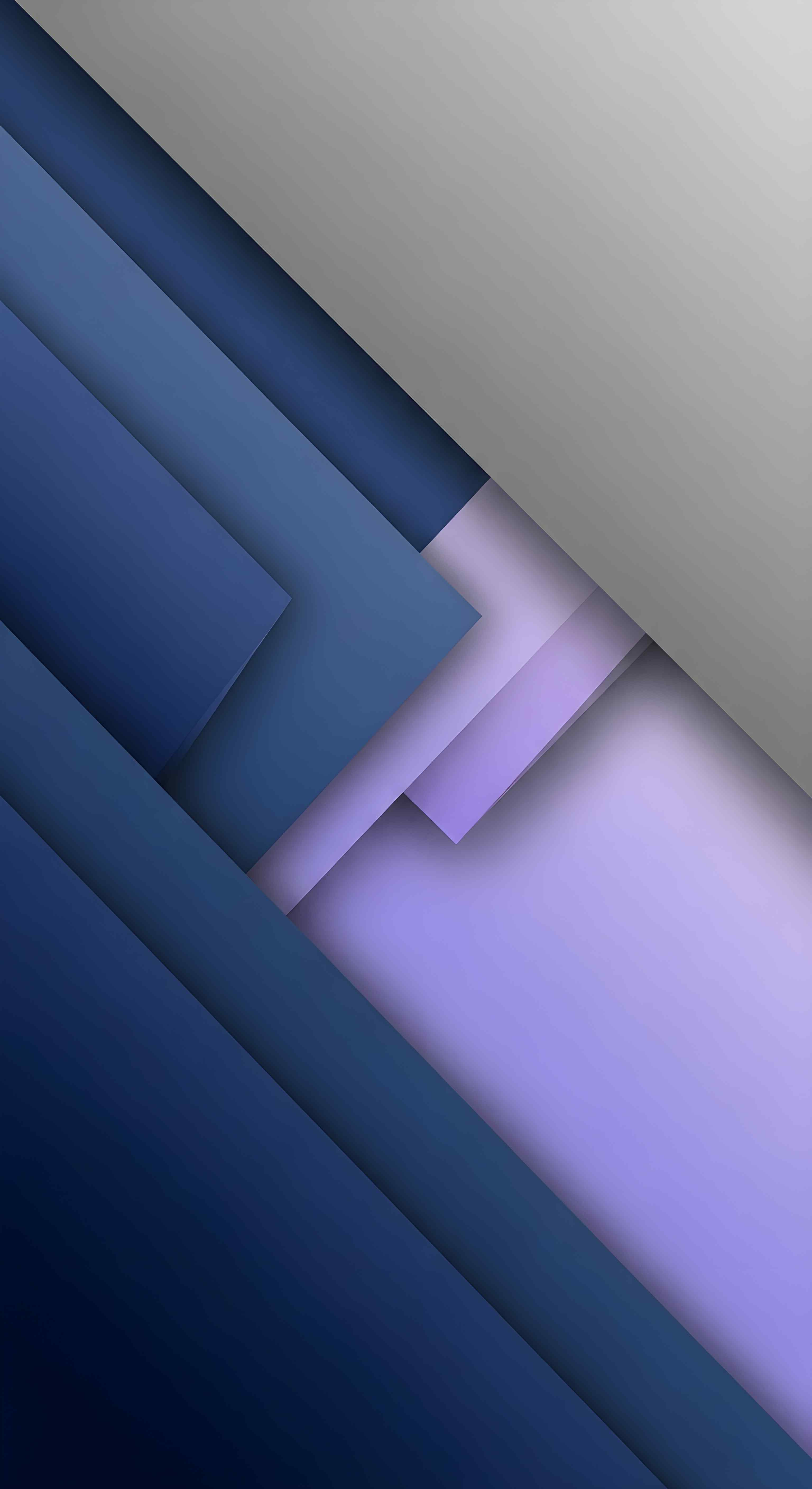 Abstract Geometric Material Design Wallpaper HD 4K Aesthetic for Mobile