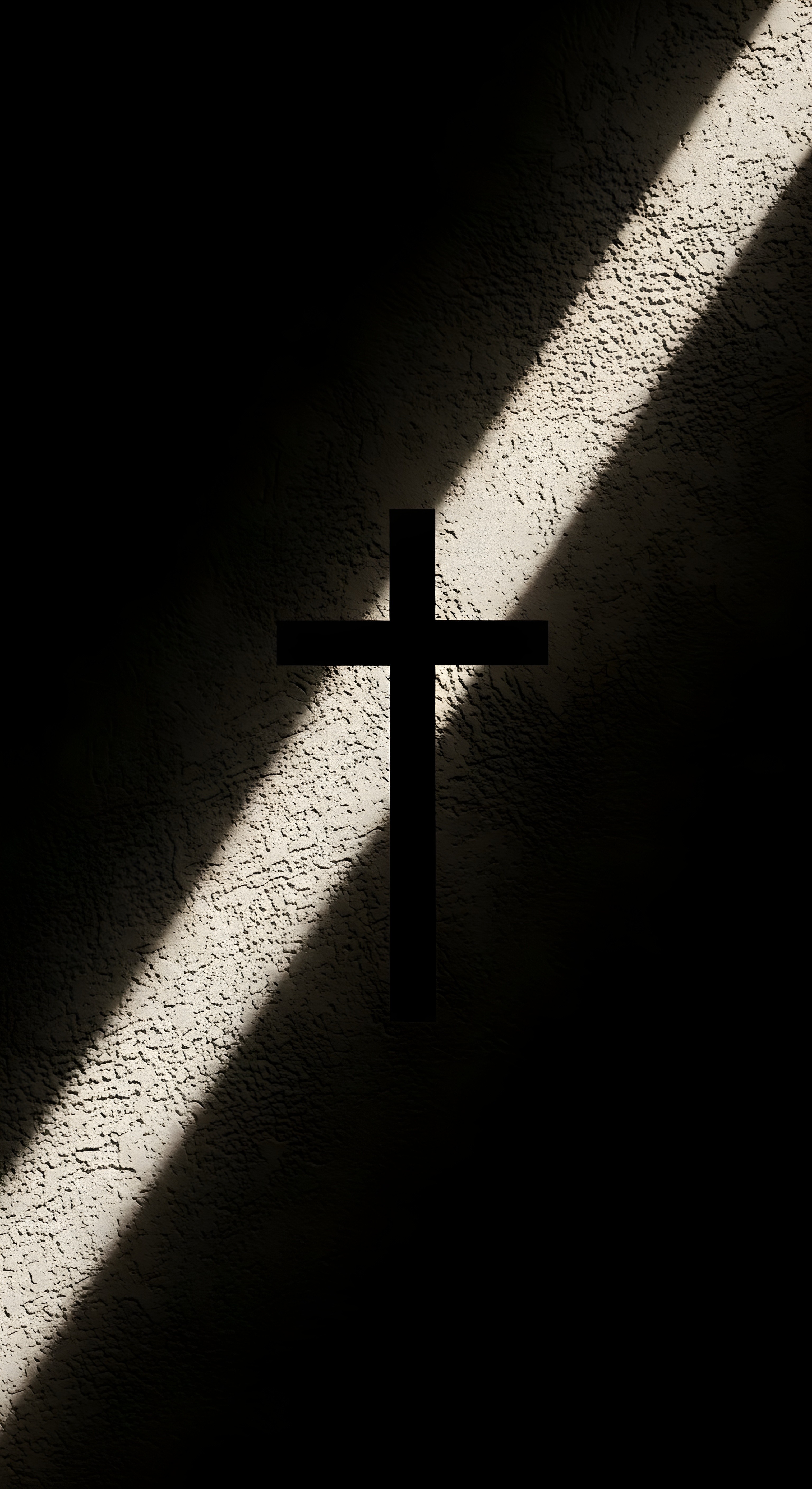 Aesthetic Christian Cross Wallpaper HD 4K - Minimalist Spiritual Background