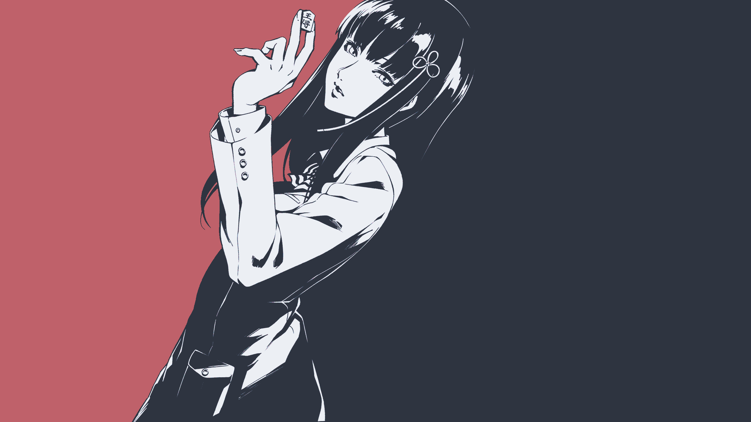 Aesthetic Kakegurui Yumeko Jabami Anime Wallpaper HD 4K Cool Minimalist