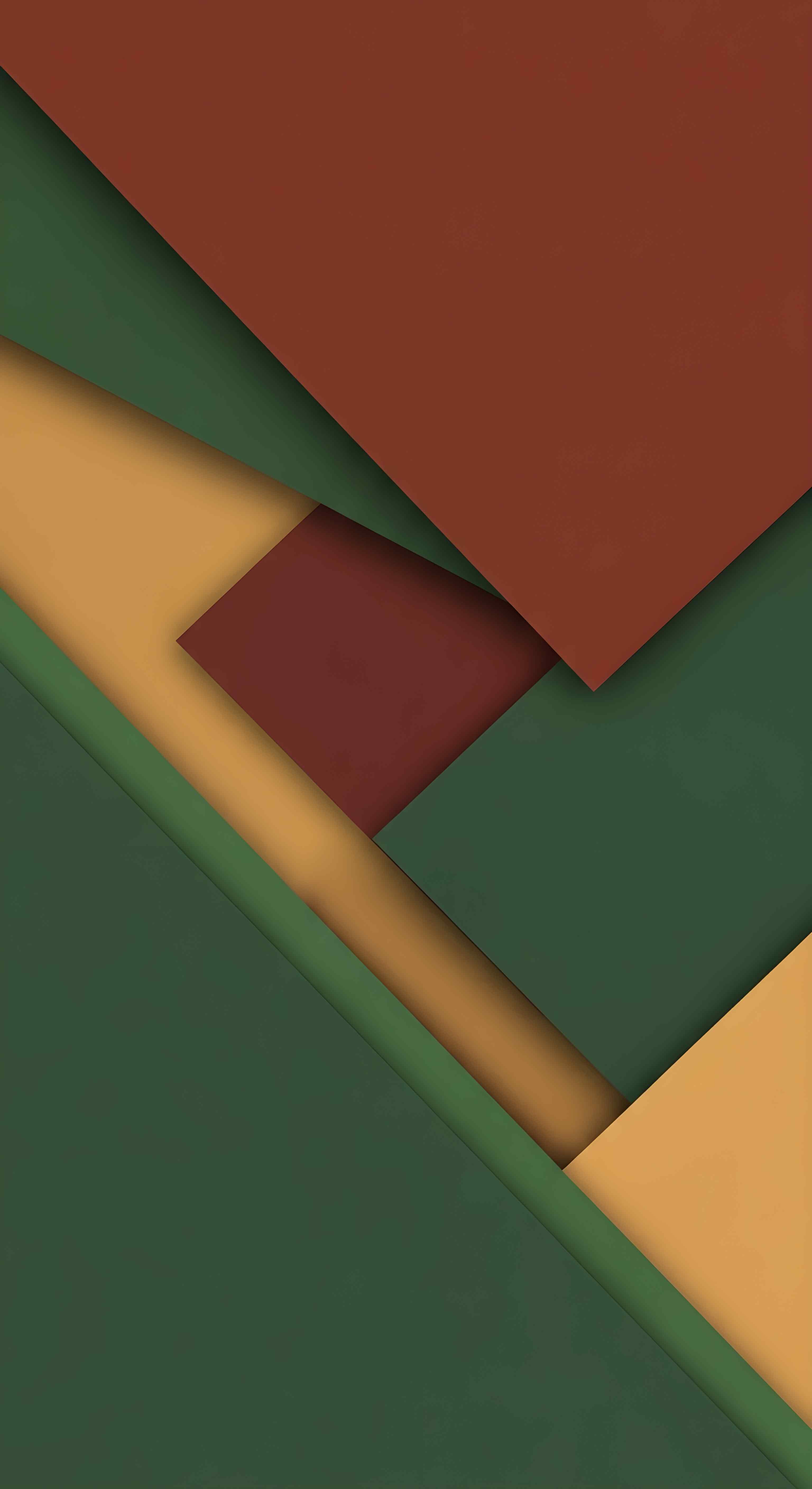 Abstract Earthy Material Design Wallpaper HD 4K - Aesthetic Minimalist Art