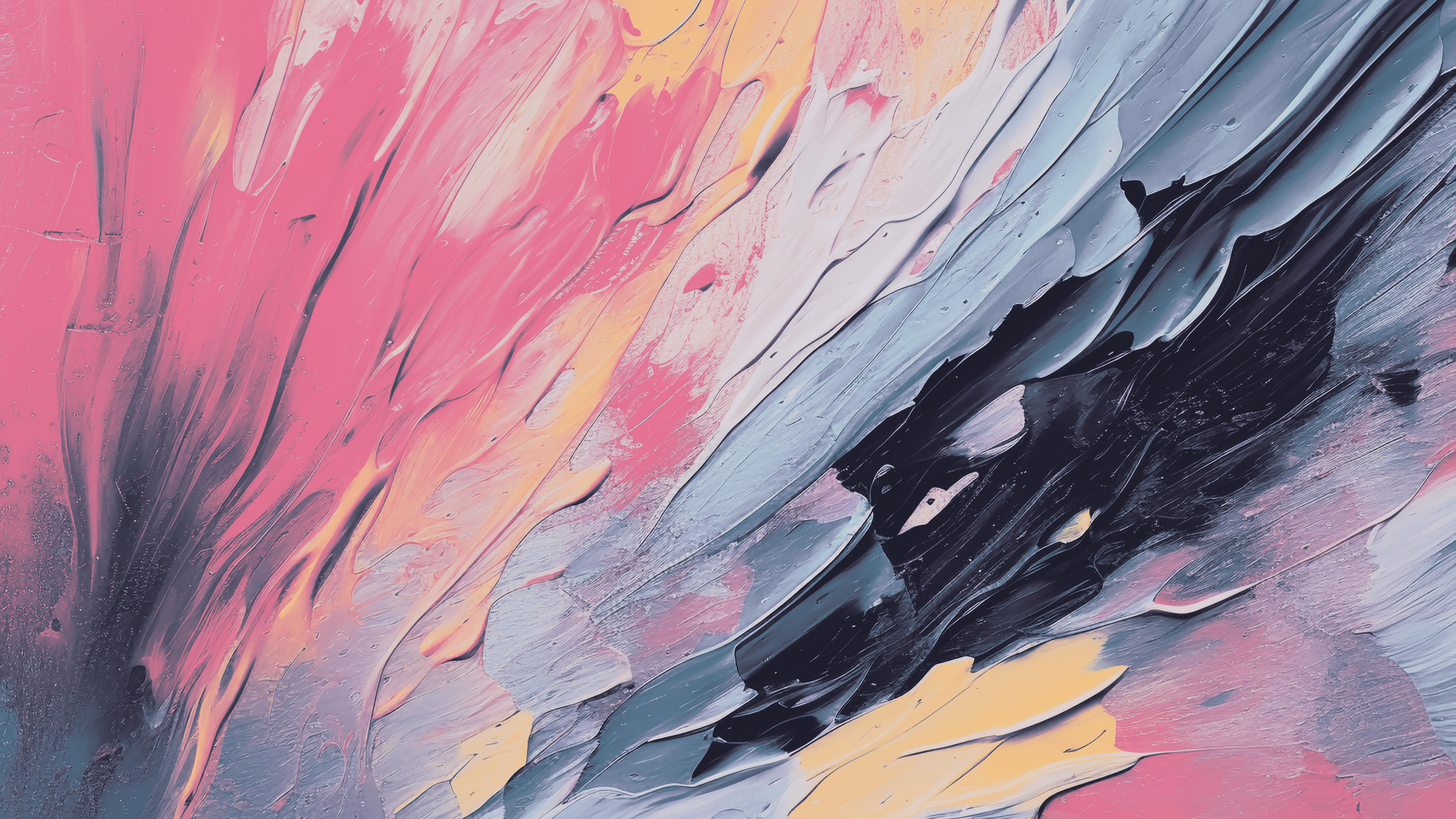 Abstract Paint Texture Wallpaper HD 4K Aesthetic Modern Art