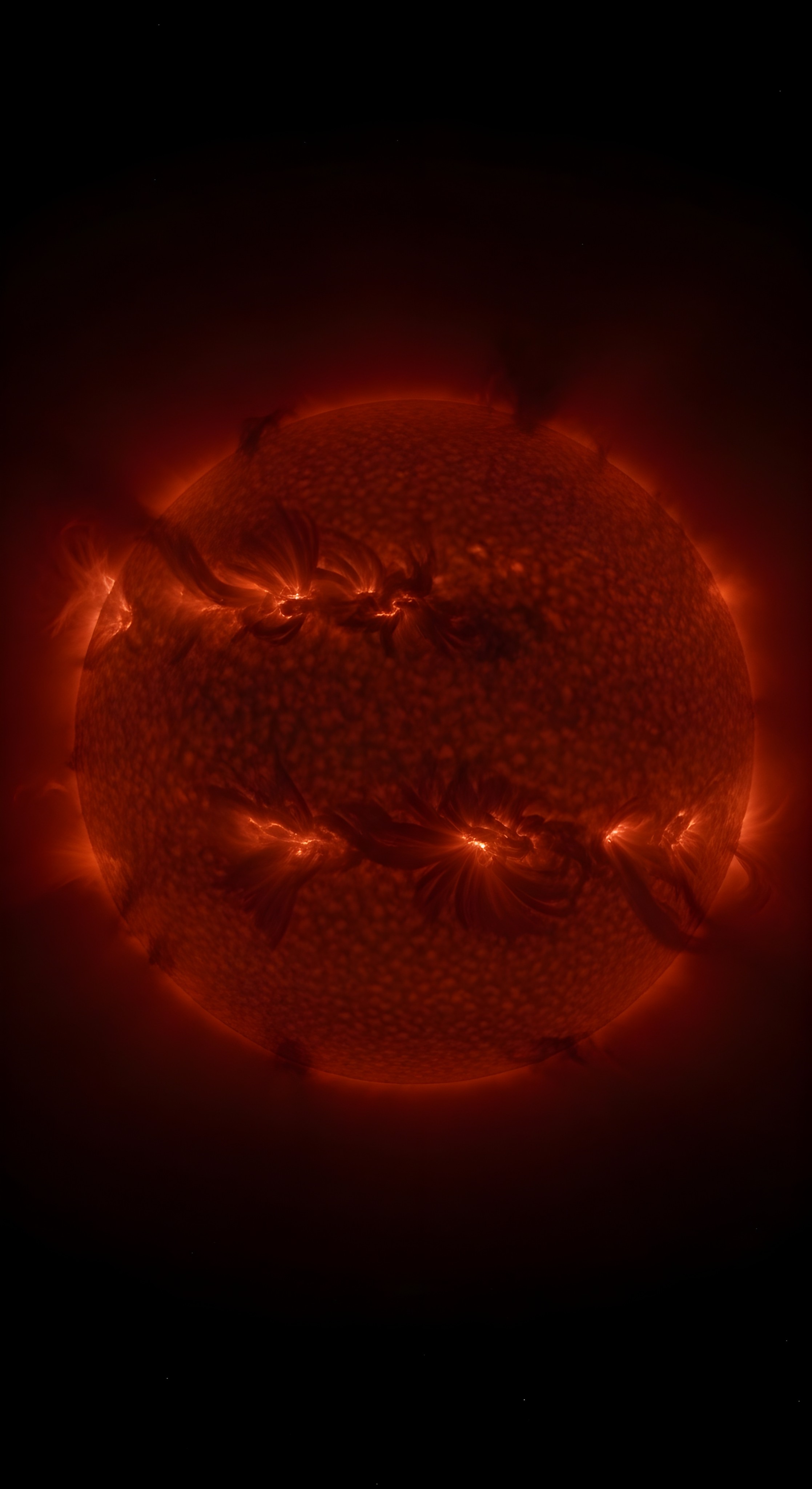 Sun Solar Flare Aesthetic Wallpaper HD 4K - Epic Space Astronomy Background