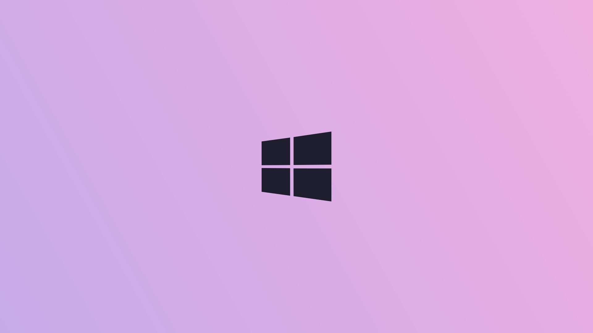 Minimalist Purple Windows Logo Aesthetic Wallpaper 4K HD for Desktop