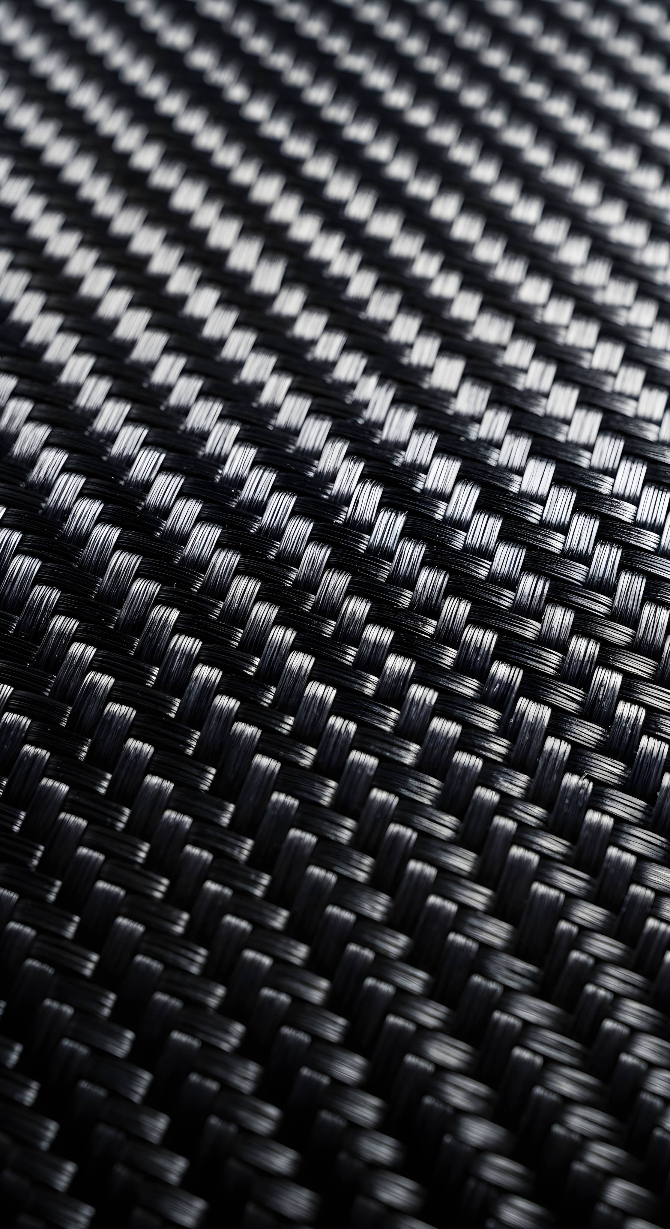 Dark Carbon Fiber Texture Aesthetic Wallpaper HD 4K for Mobile