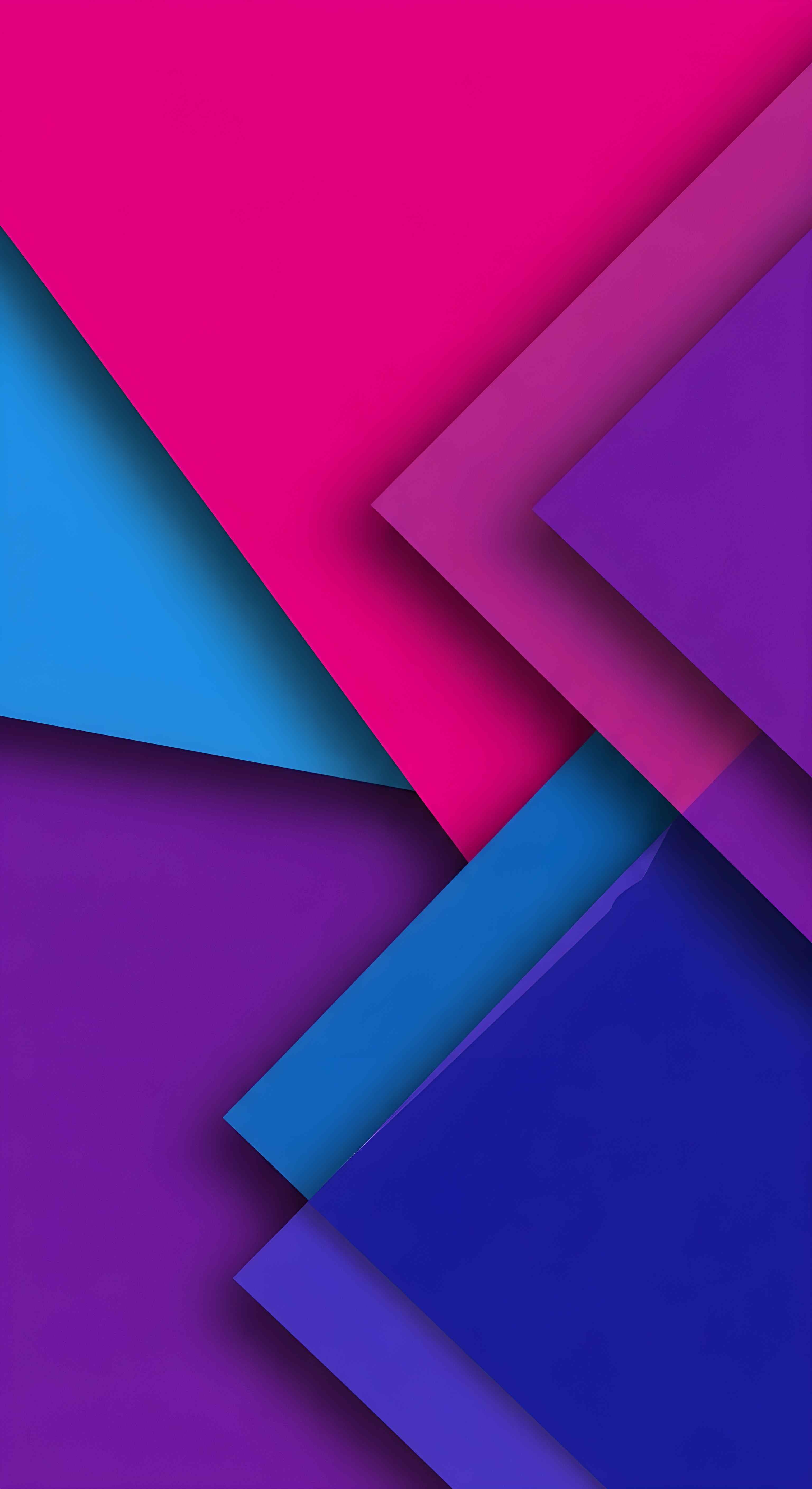 Abstract Geometric Material Design Wallpaper HD 4K for Mobile