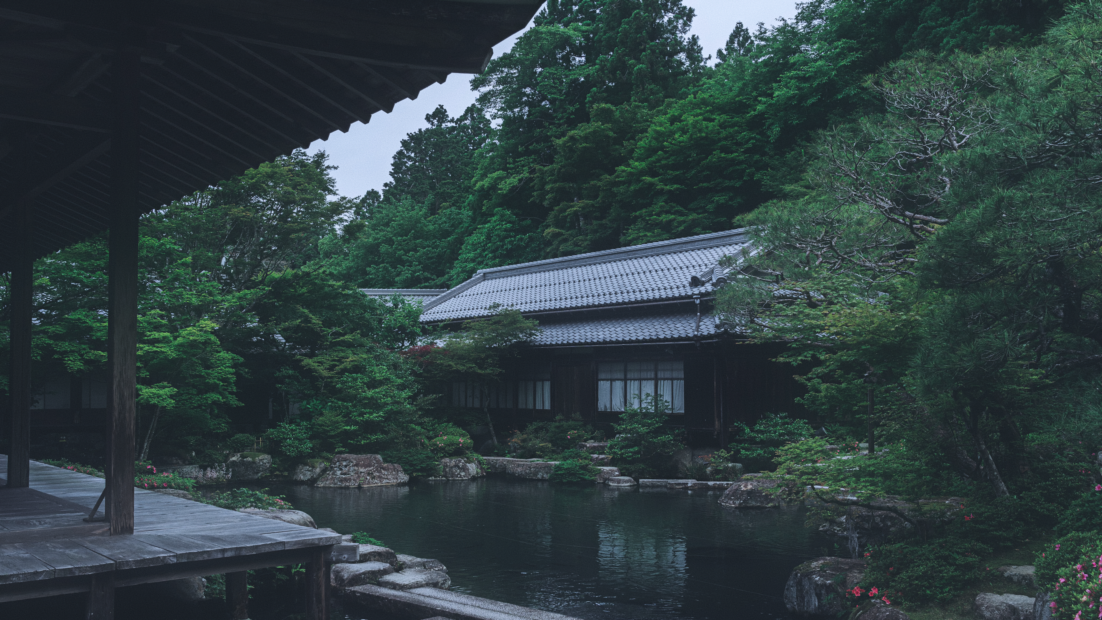 Serene Japanese Zen Garden Wallpaper HD 4K Aesthetic Cool Nature