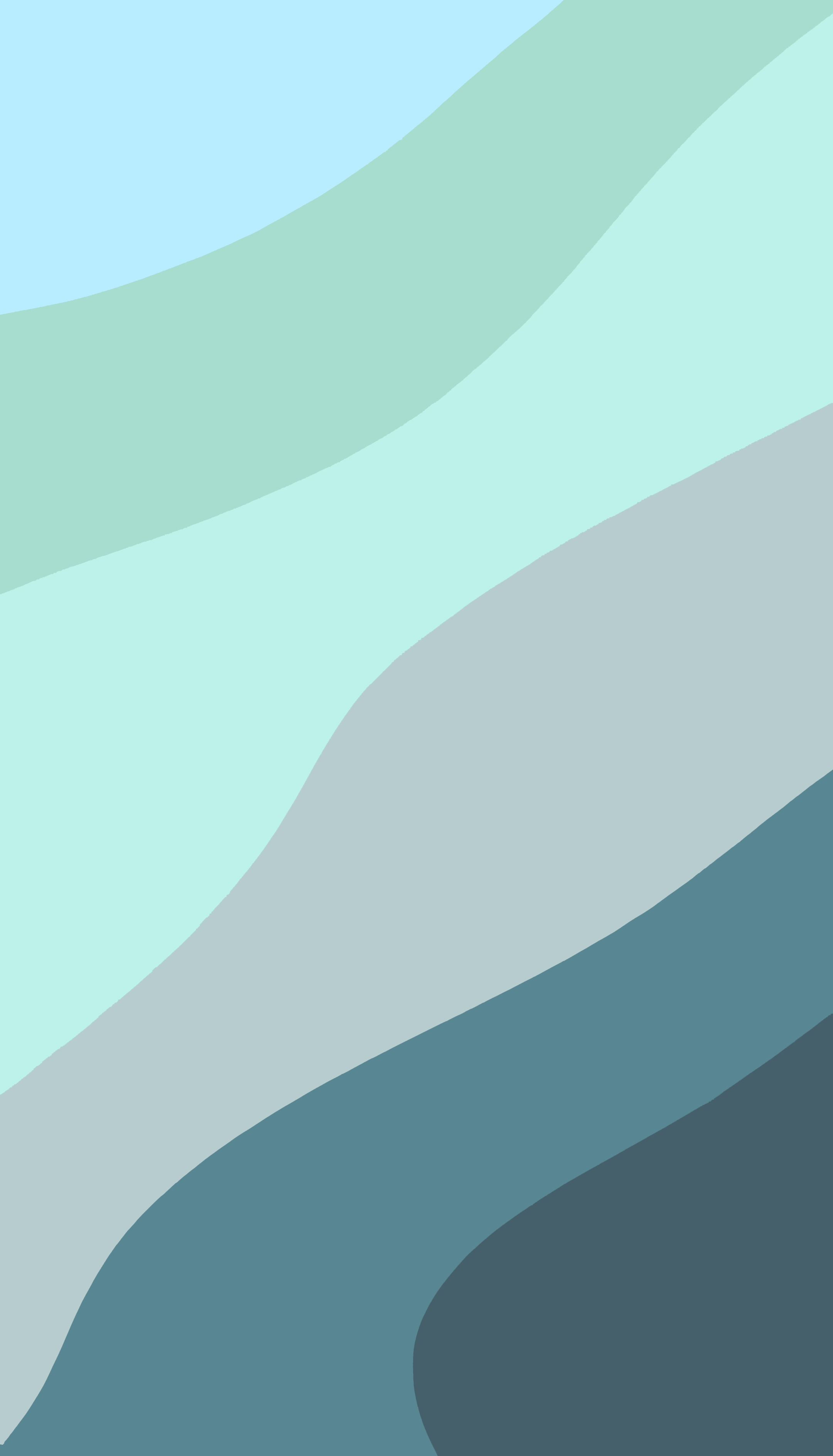 Modern Abstract Blue Waves Aesthetic Wallpaper HD 4K for Mobile