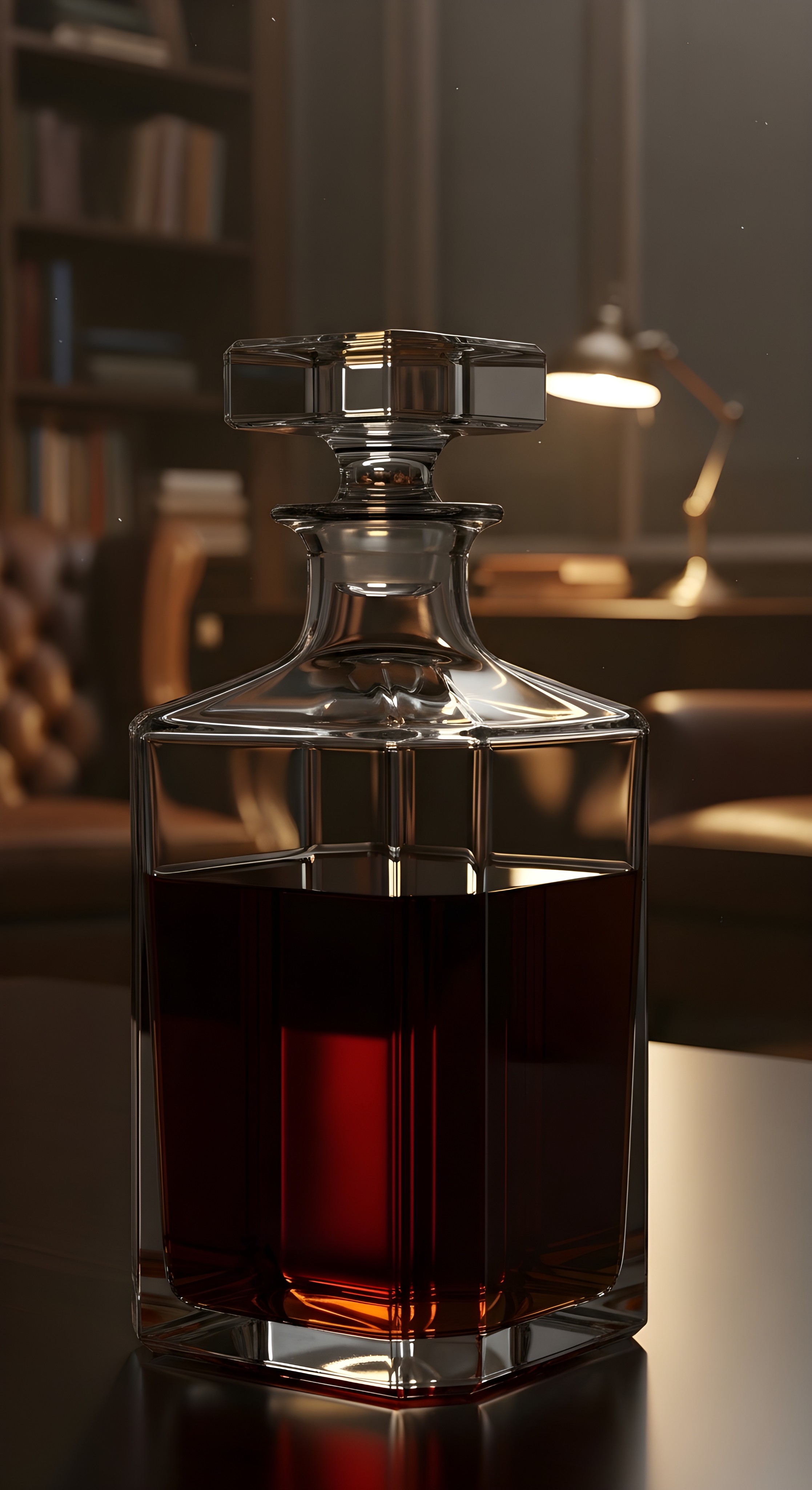 Luxury Whiskey Decanter Aesthetic Wallpaper HD 4K for Desktop