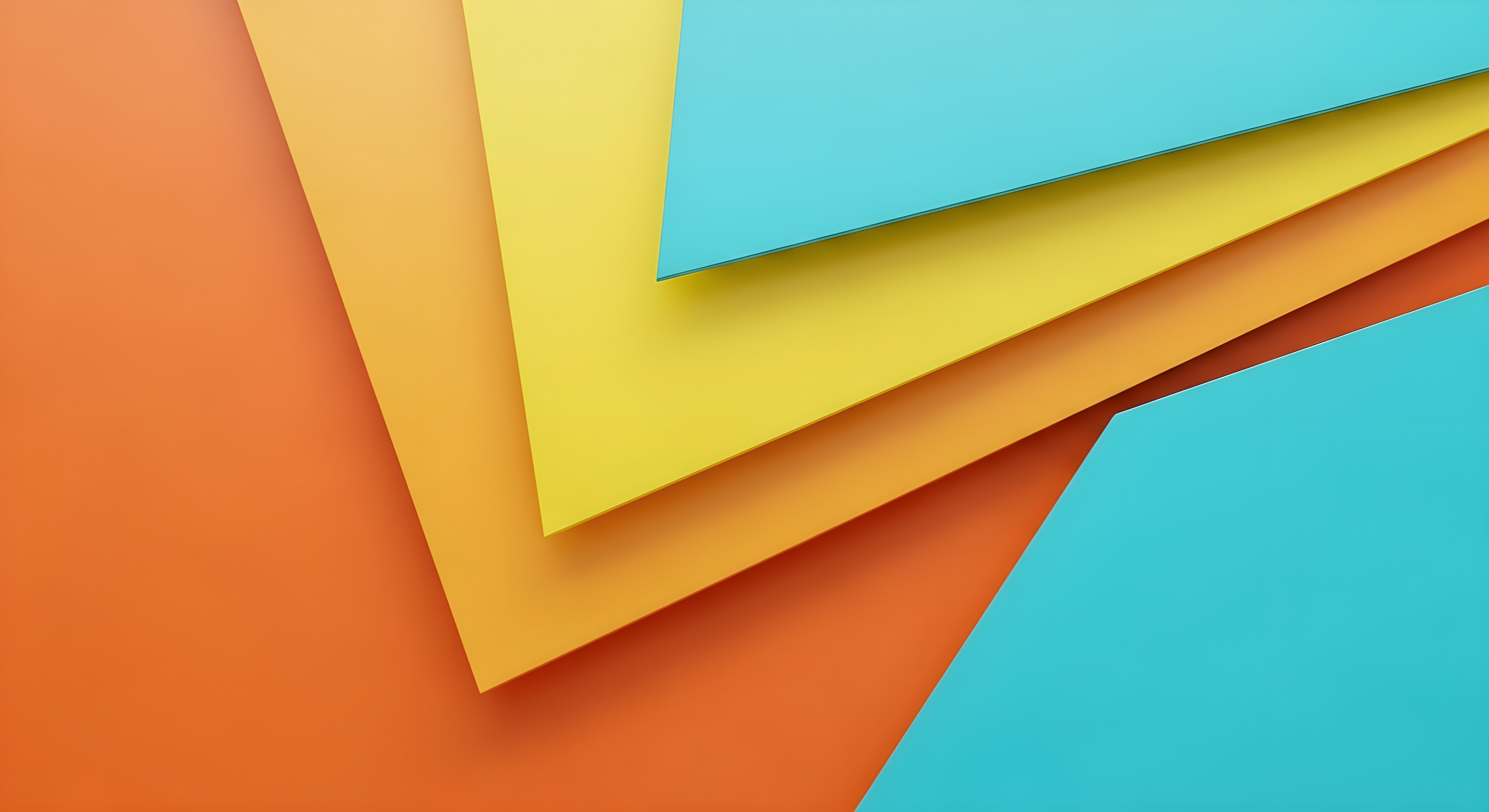 Cool Vibrant Abstract Geometric Material Design Wallpaper HD 4K