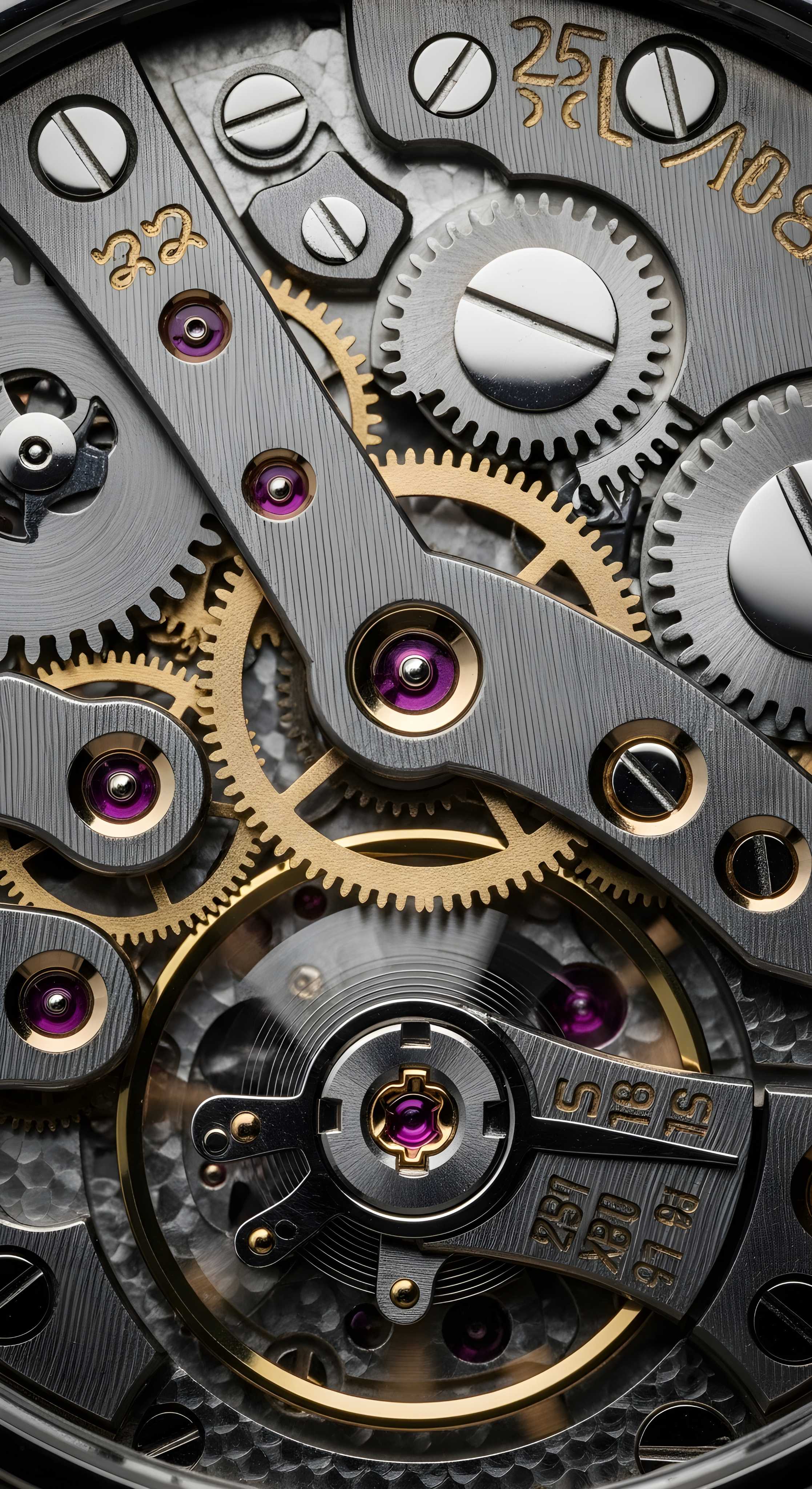 Mechanical Watch Movement 4K Wallpaper - Aesthetic Horology Background
