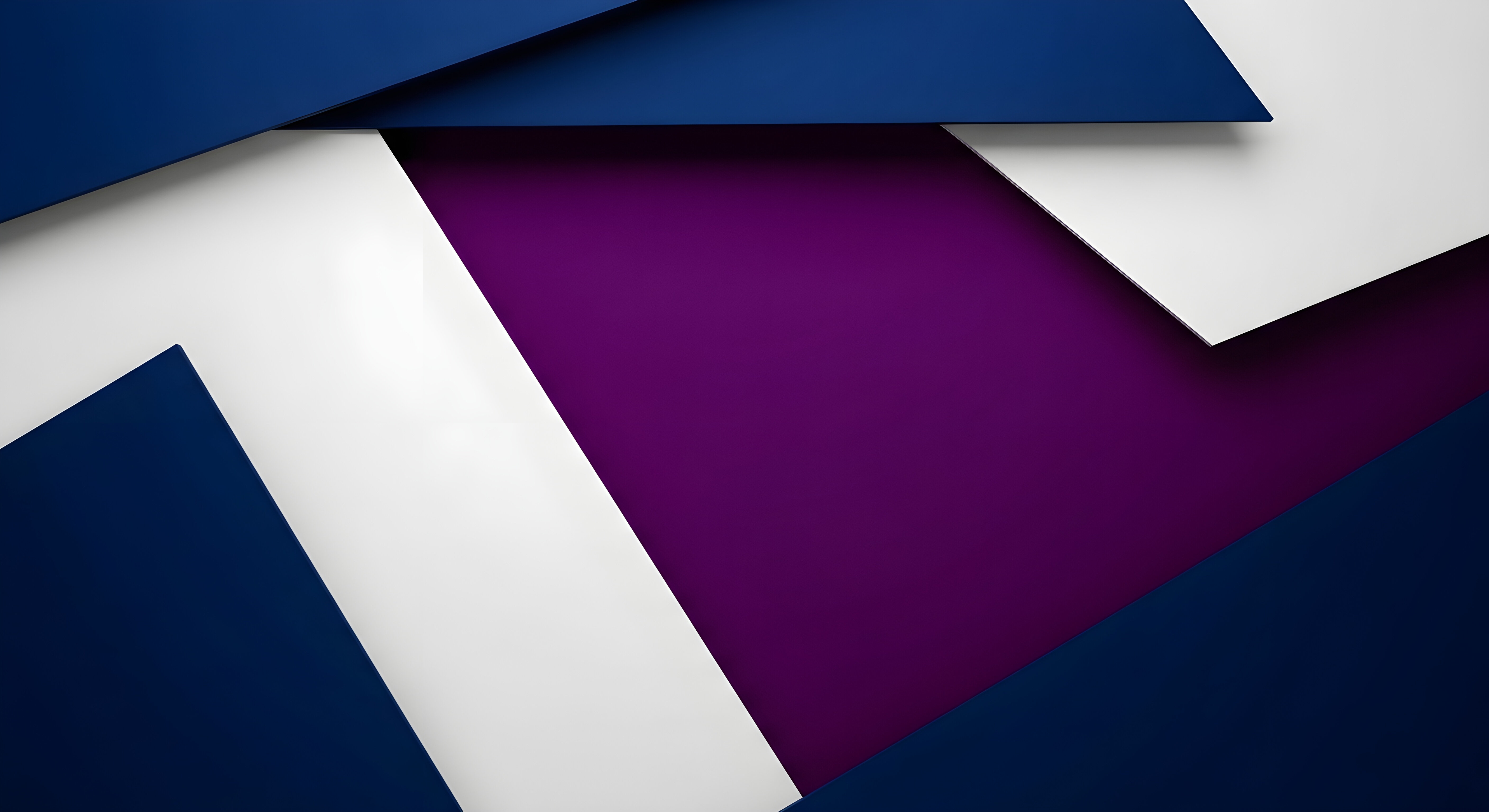 Modern Geometric Abstract Wallpaper HD 4K - Cool Blue and Purple Design