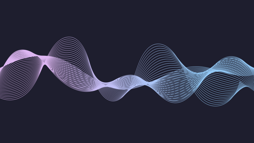 Abstract Wave Aesthetic Wallpaper HD 4K - Cool Fluid Line Art Background