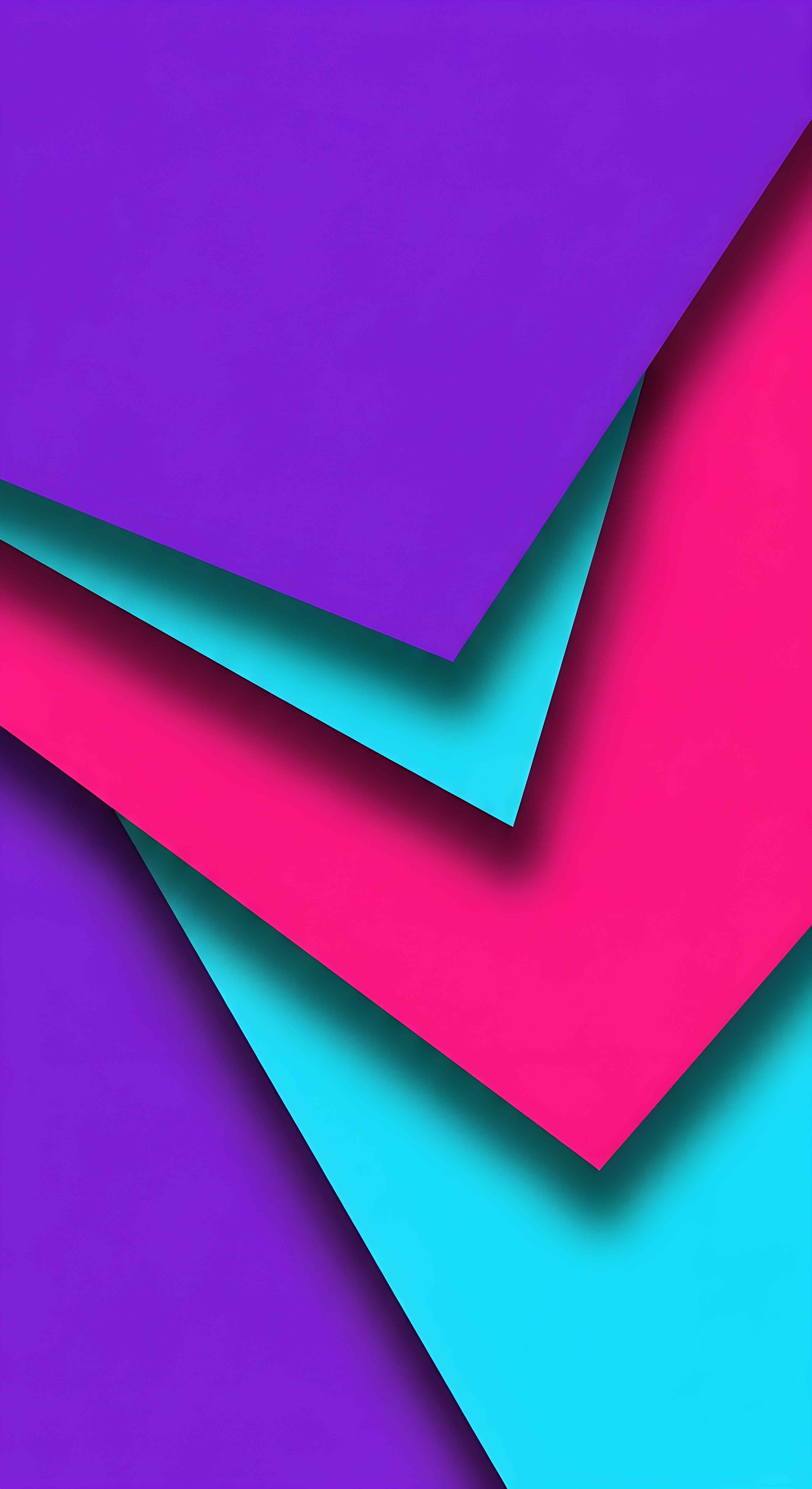 Abstract Geometric Material Design Wallpaper HD 4K - Cool Aesthetic Background