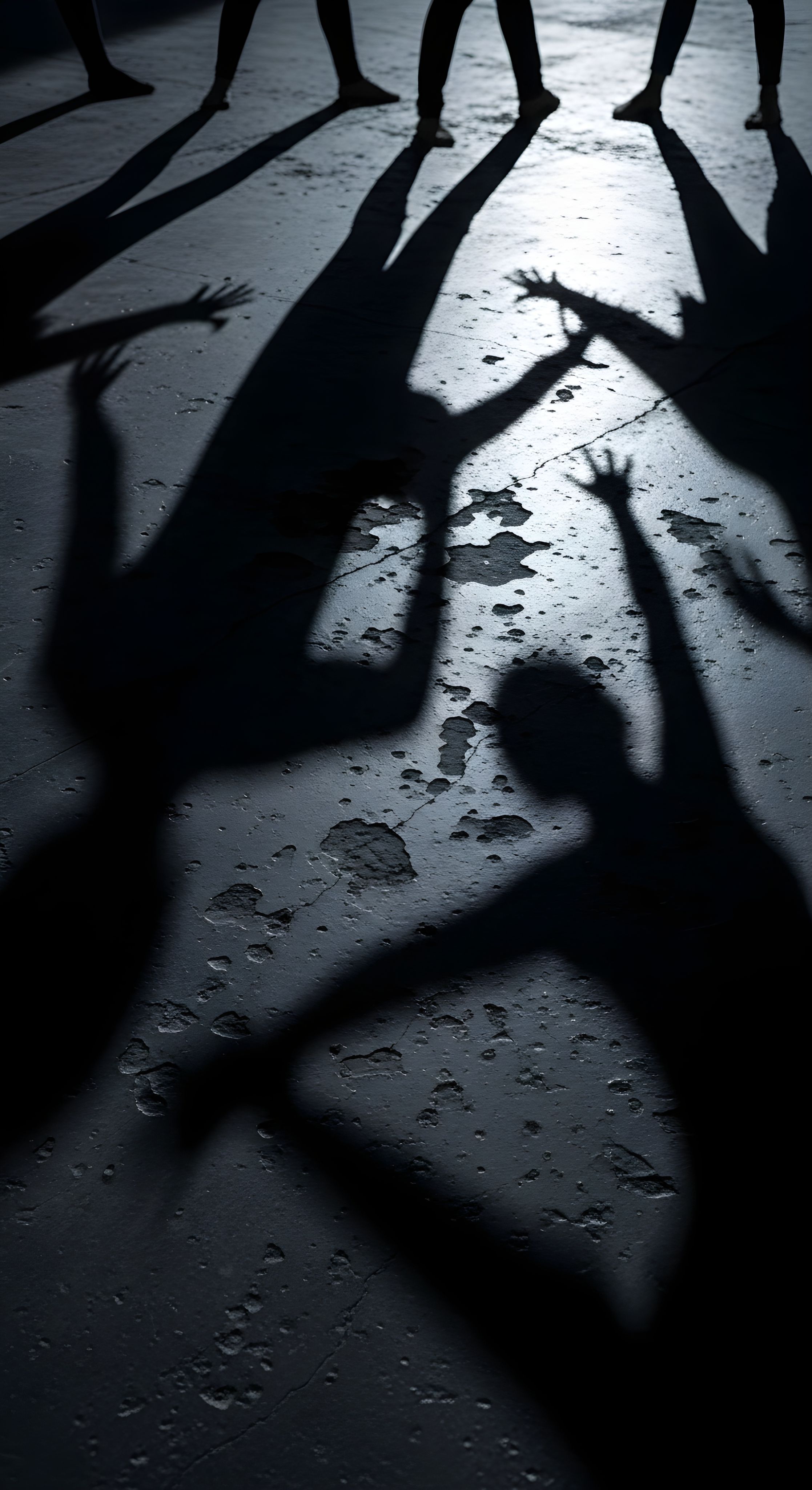 Dramatic Shadow Silhouette Aesthetic Wallpaper HD 4K for Desktop and Mobile