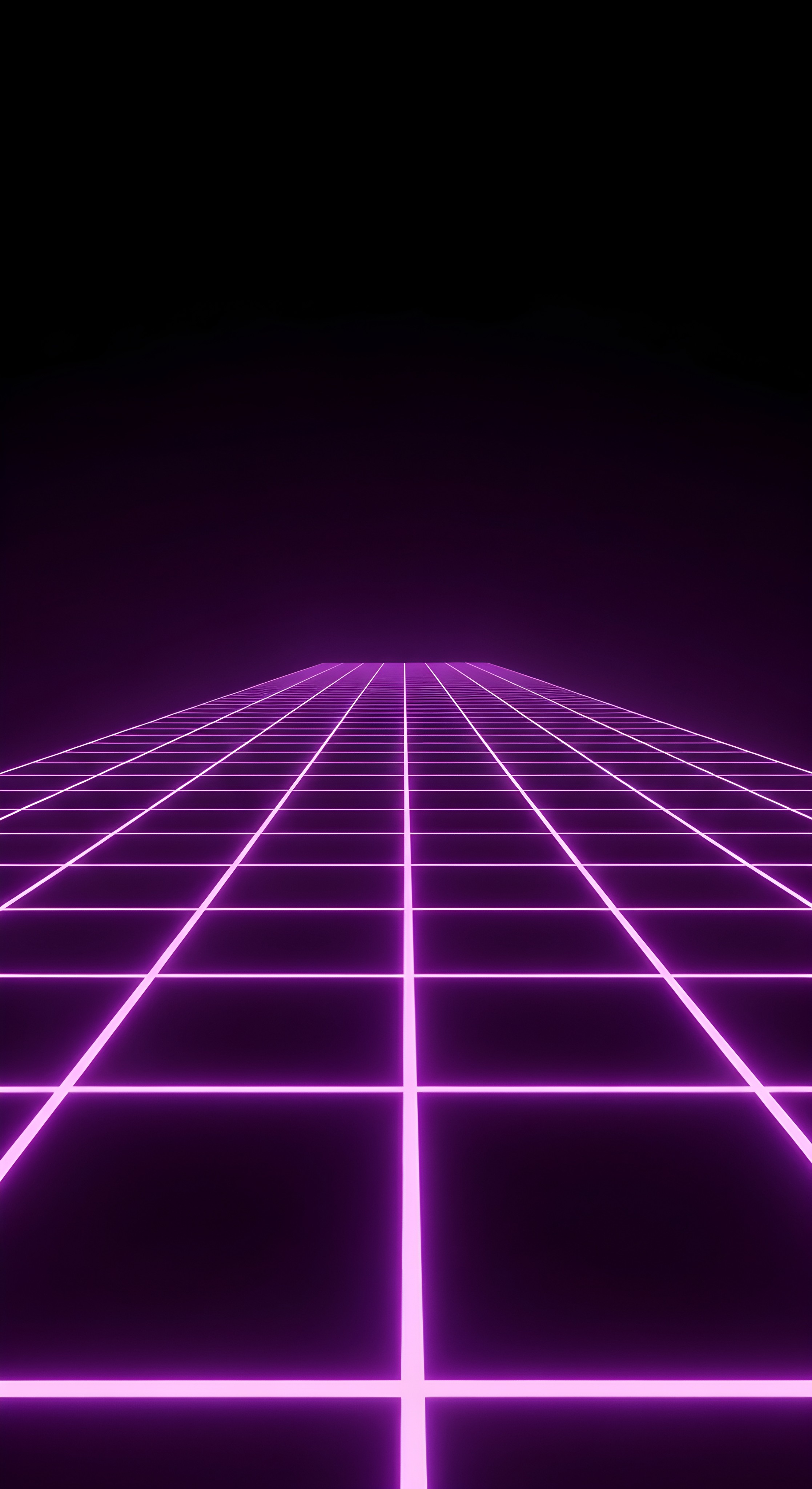 Aesthetic Purple Neon Grid Synthwave Wallpaper HD 4K for Mobile