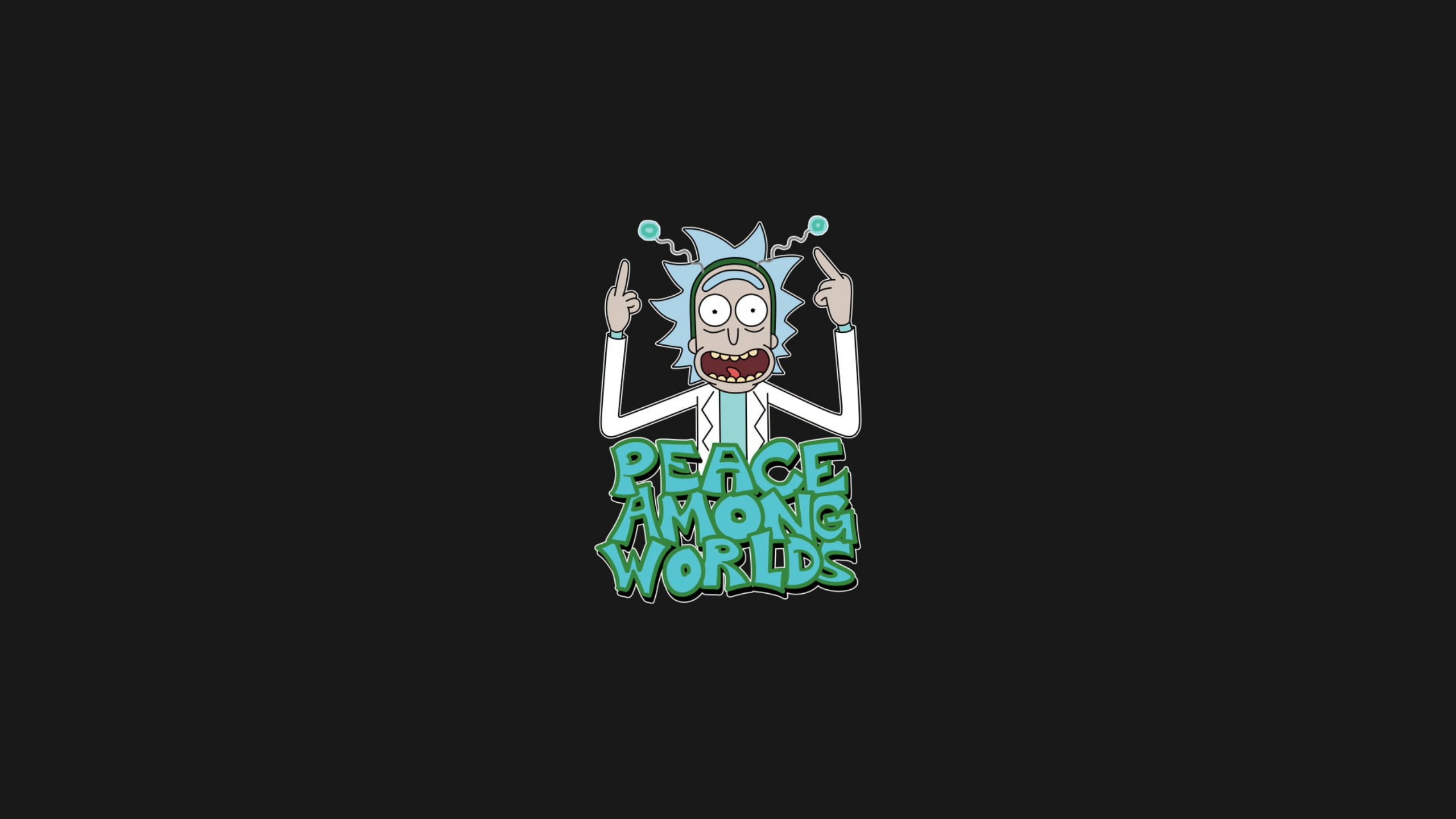 Cool Rick and Morty Peace Among Worlds Wallpaper HD 4K Aesthetic