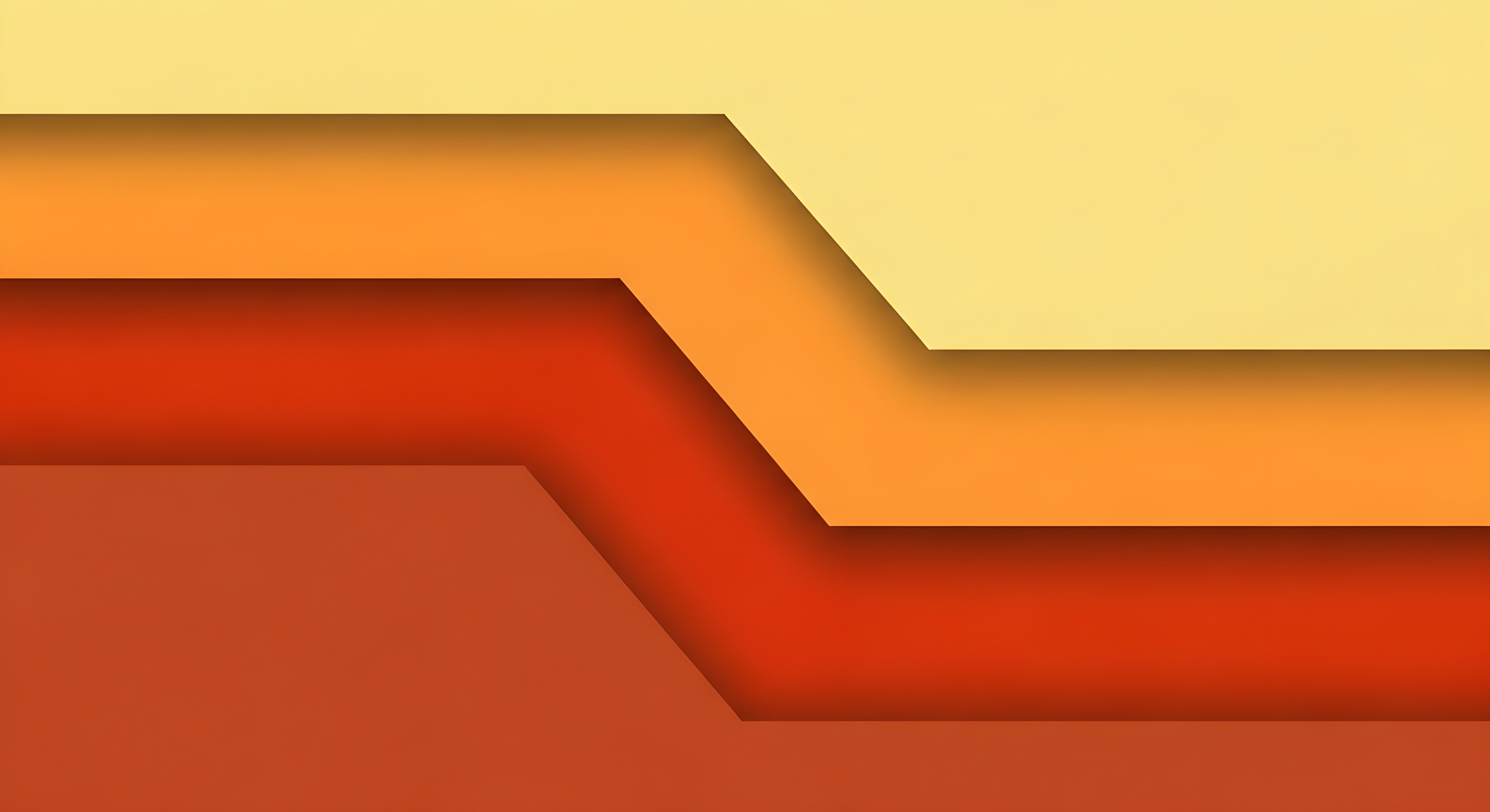 Aesthetic Retro Abstract Wallpaper HD 4K - Minimalist Warm Geometry