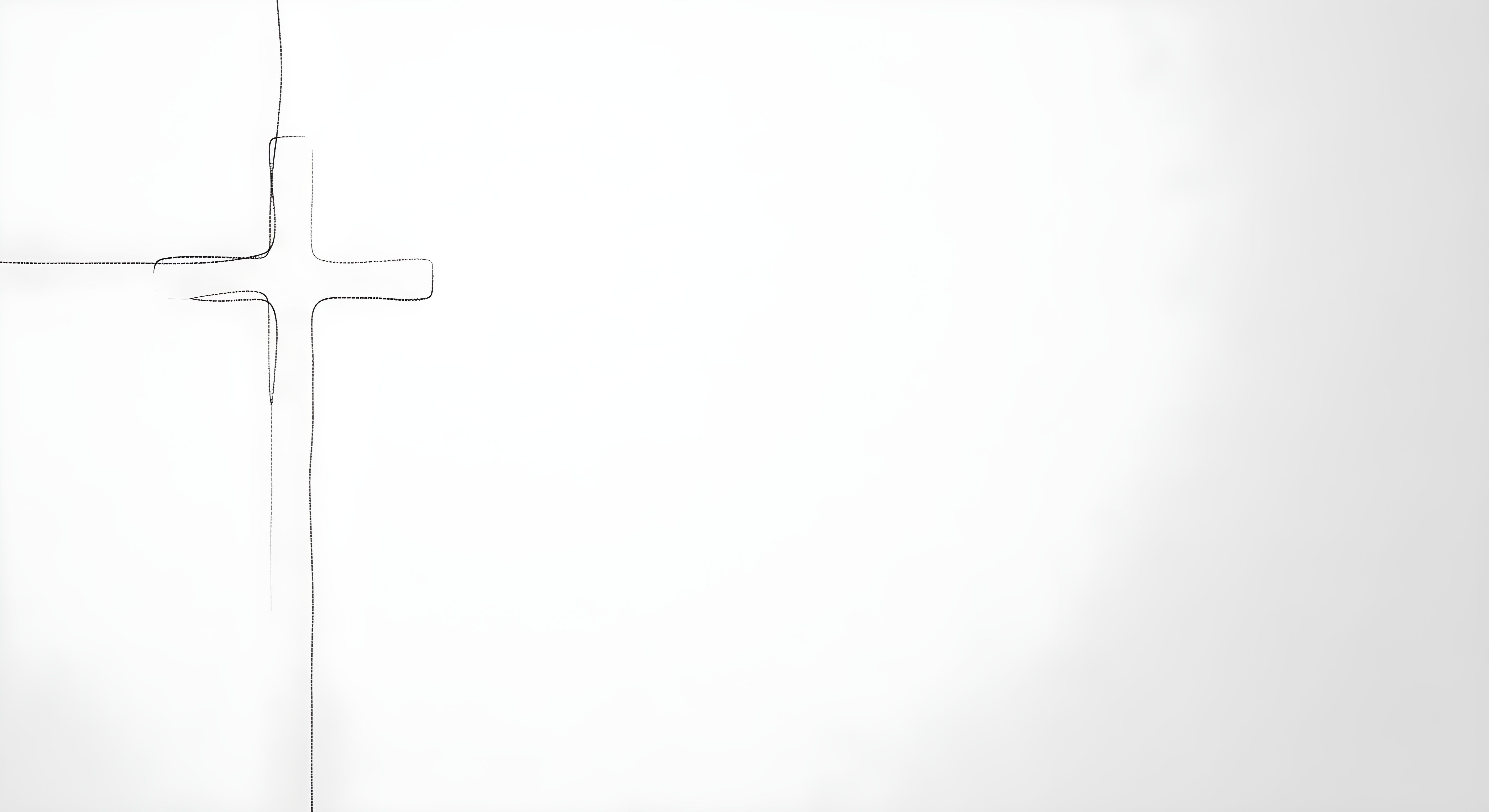 Minimalist Aesthetic Cross Line Art Wallpaper HD 4K for Desktop