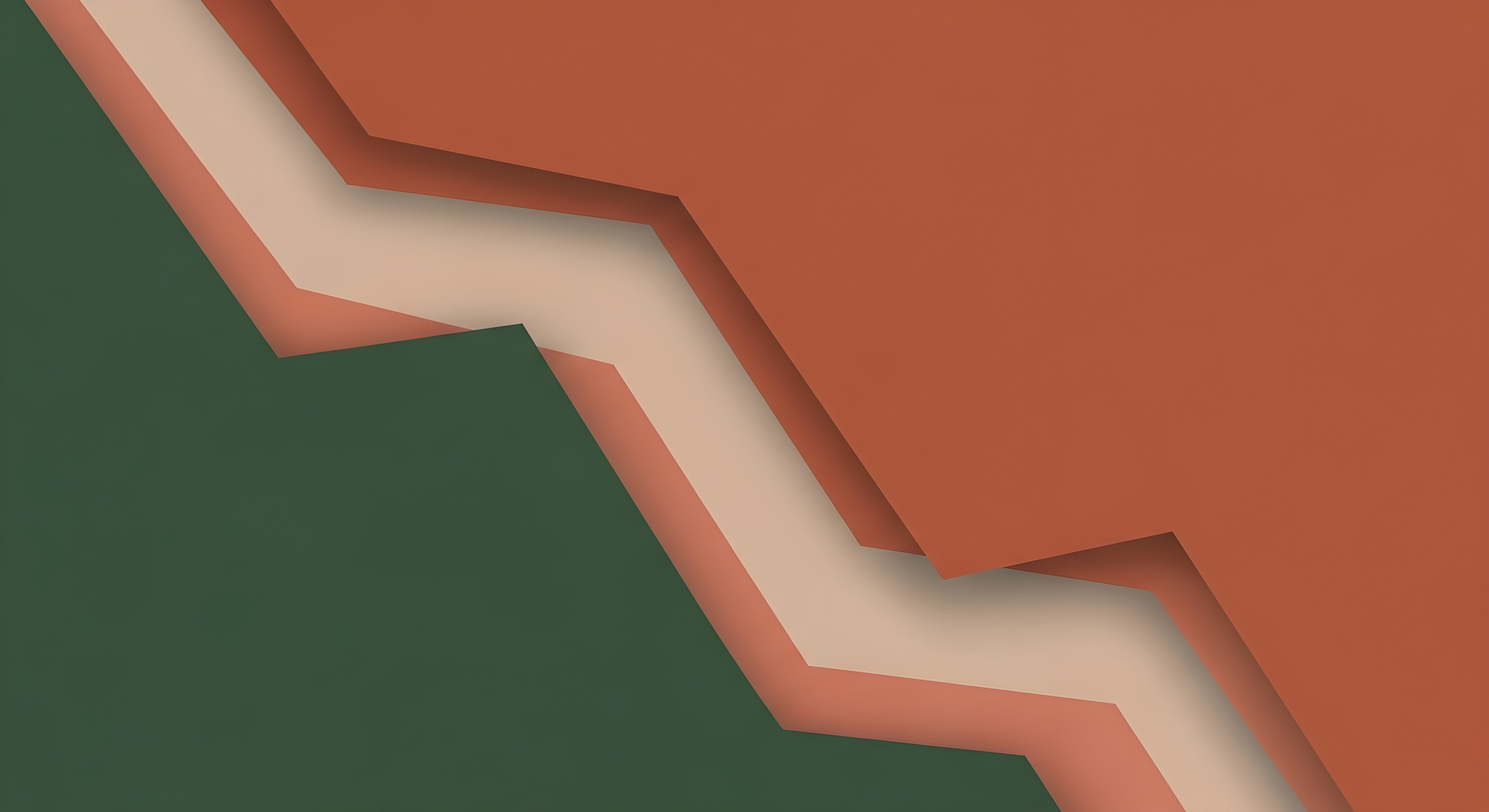 Aesthetic Abstract Geometric Wallpaper HD 4K - Earthy Tones Design