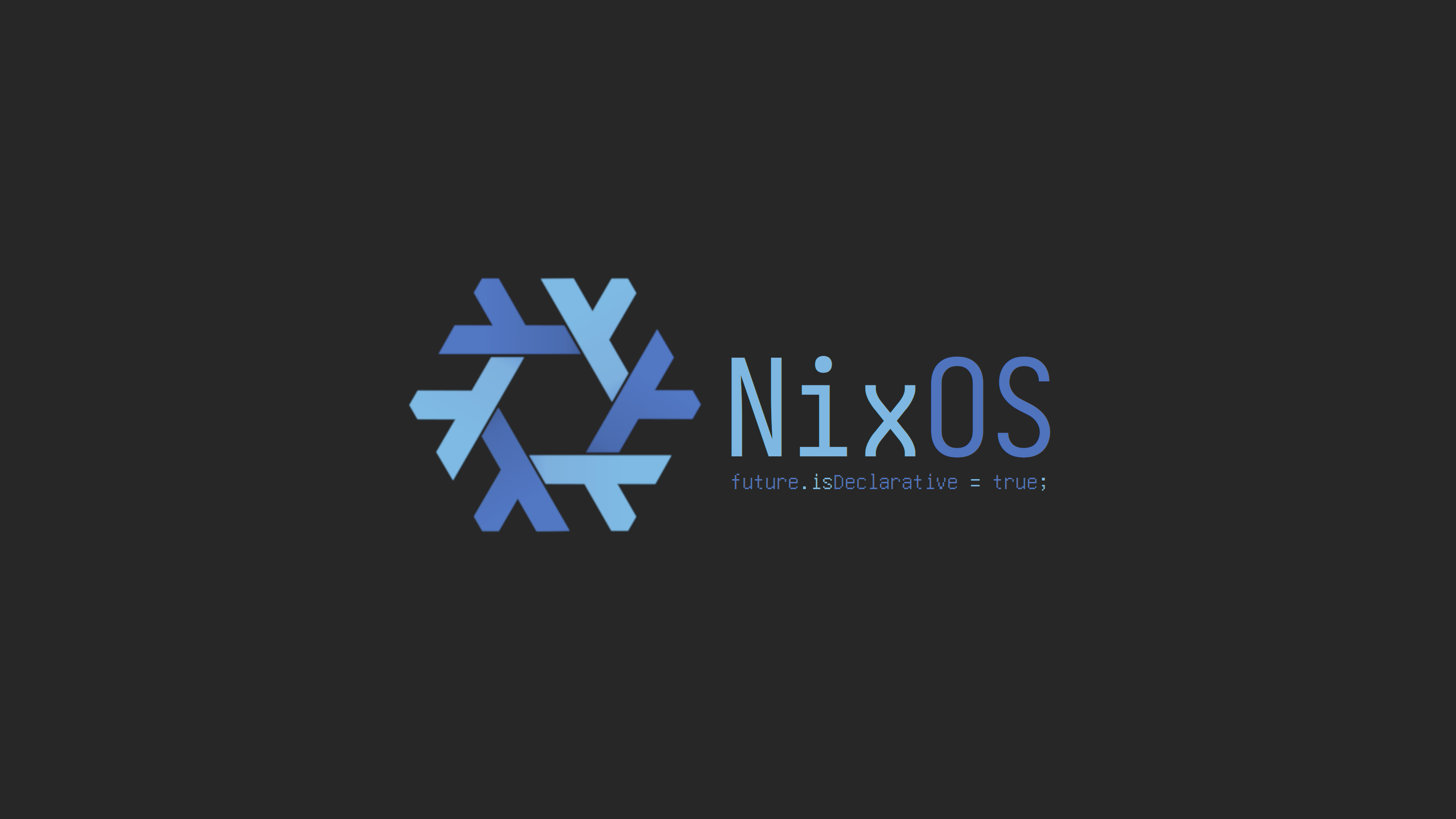 NixOS Minimalist Linux Wallpaper HD 4K - Tech Enthusiast Desktop
